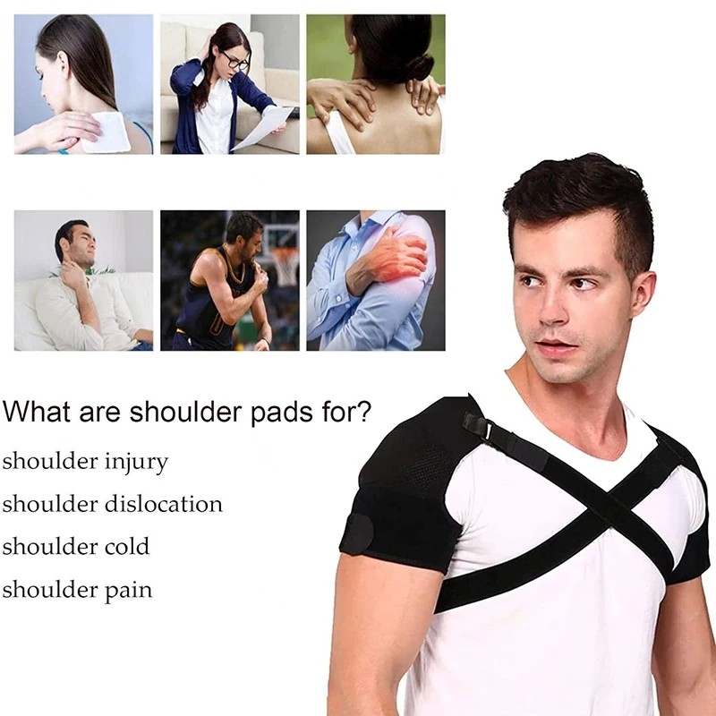 Shoulder Compression Sleeve Brace Support-Torn Rotator Cuff AC Joint Pain Relief