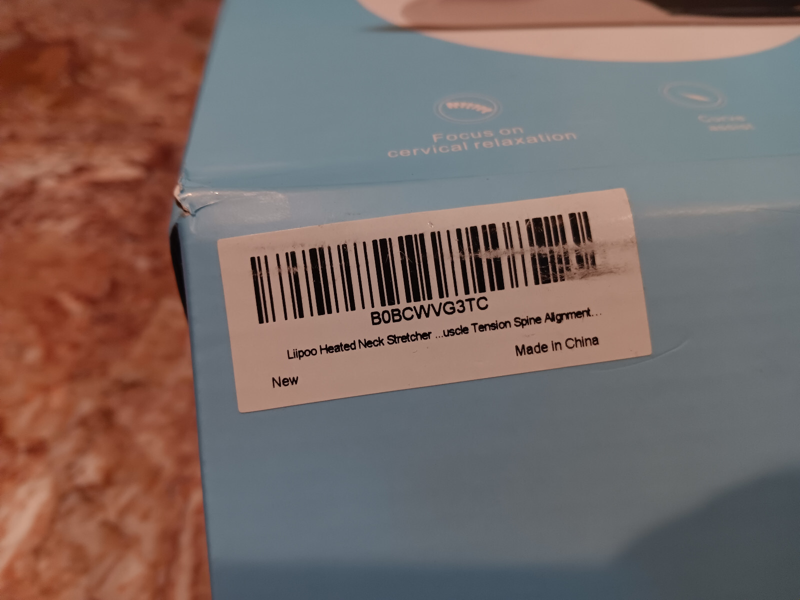 Heated Neck Traction Pillow Device new in the Box
