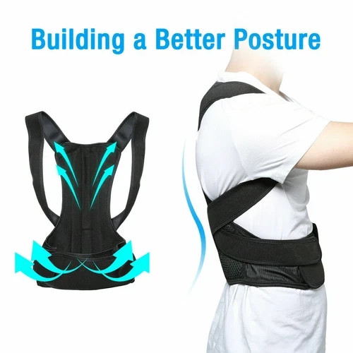 Posture Corrector Support Magnetic Back Shoulder Brace Belt Band For Men Women