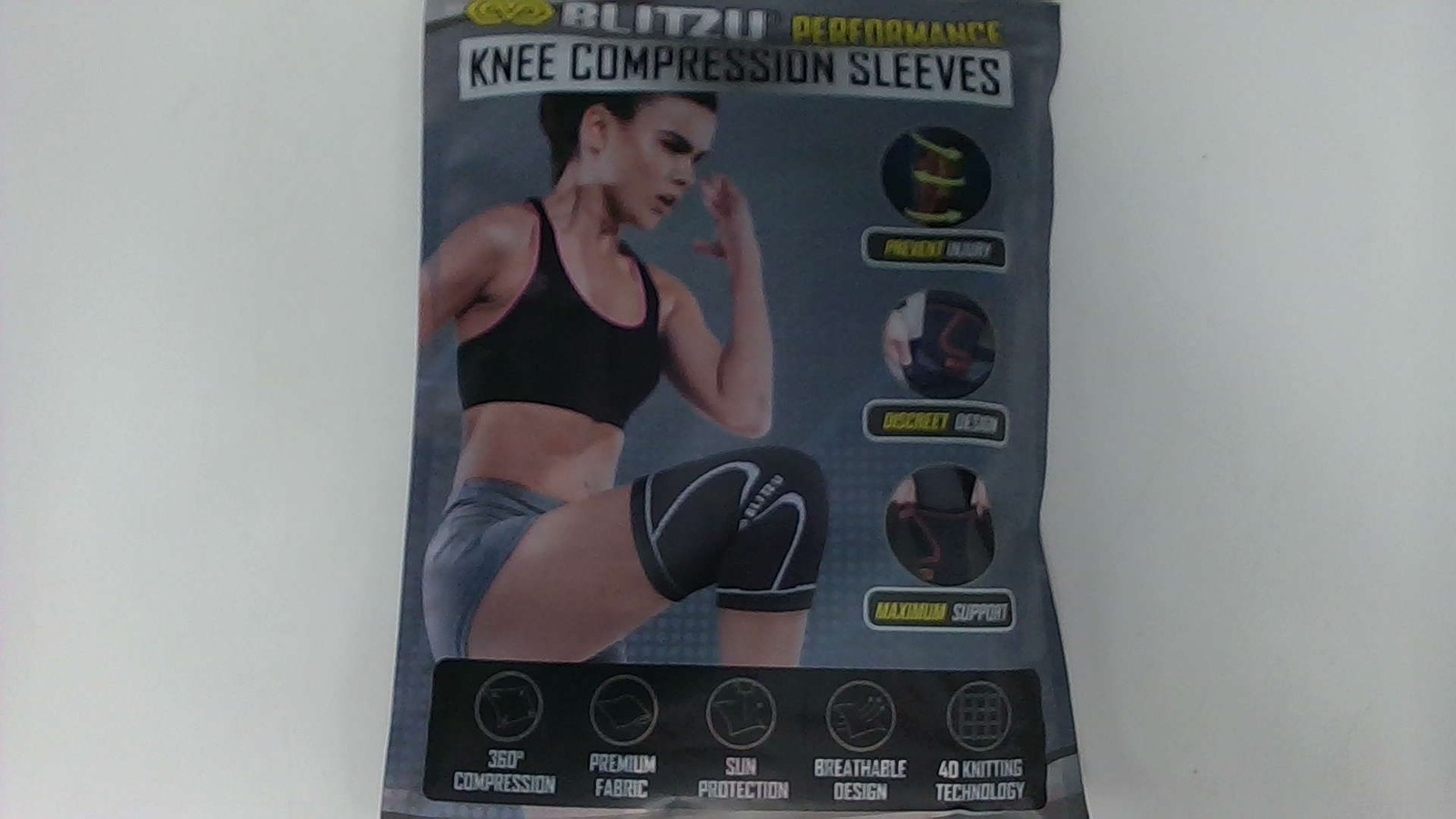 BLITZU Knee Compression Sleeve, Knee Sleeve For Men And Women