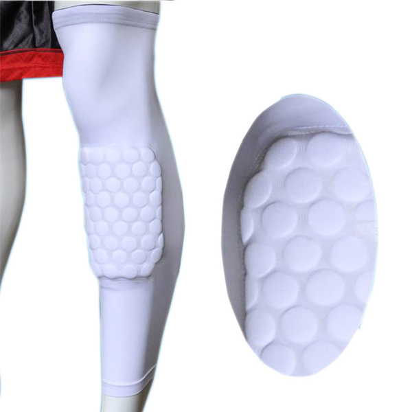 2X Kids Adult Sport Skate Basketball Honeycomb Pad Crashproof Knee Leg Sleeve
