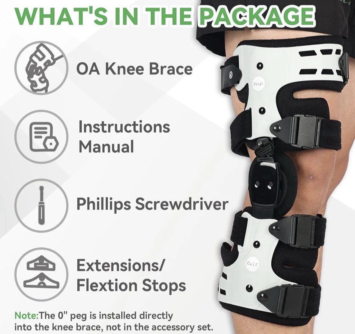 Orthomen OA Unloader Knee Brace, Support for Arthritis Pain Osteoarthritis Right