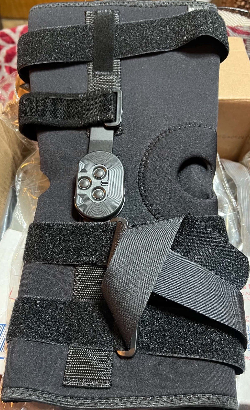 Bell-Horn Range of Motion Knee Brace Stabilization Adjustable XXL Black 99443XXL