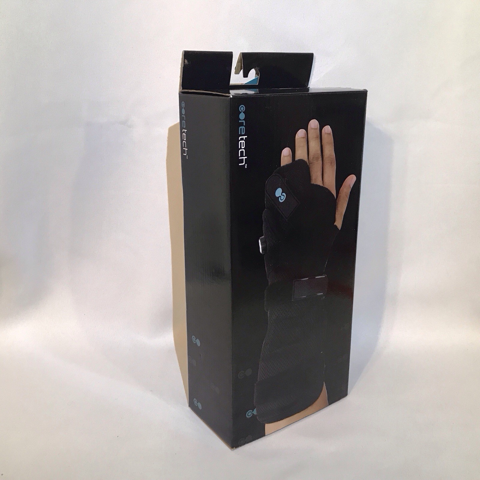CoreTech 916 Wrist Brace Black Adjustable Support Splint New In Box