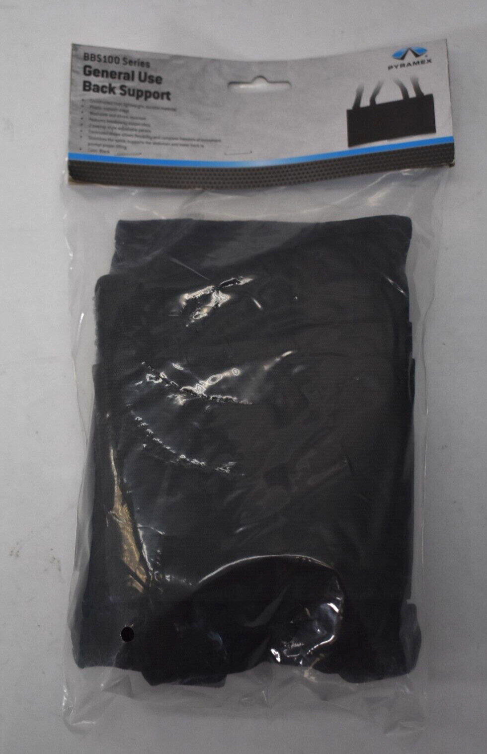 Pyramex Back Support Belt Medium w 5 Stays & Breakaway Suspenders Medium