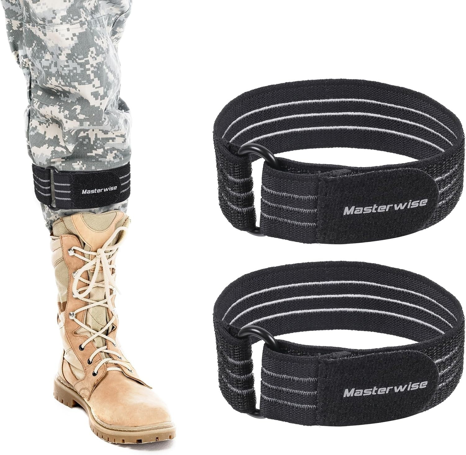 Adjustable Elastic Ankle Straps, Boot Straps for Cowboy Boots, Pant Leg Straps f