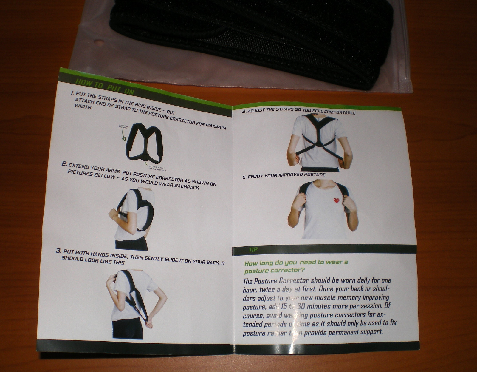 POSTURE Corrector Upper Back Brace Straightener Pain Relief NEW Black NO SLOUCH