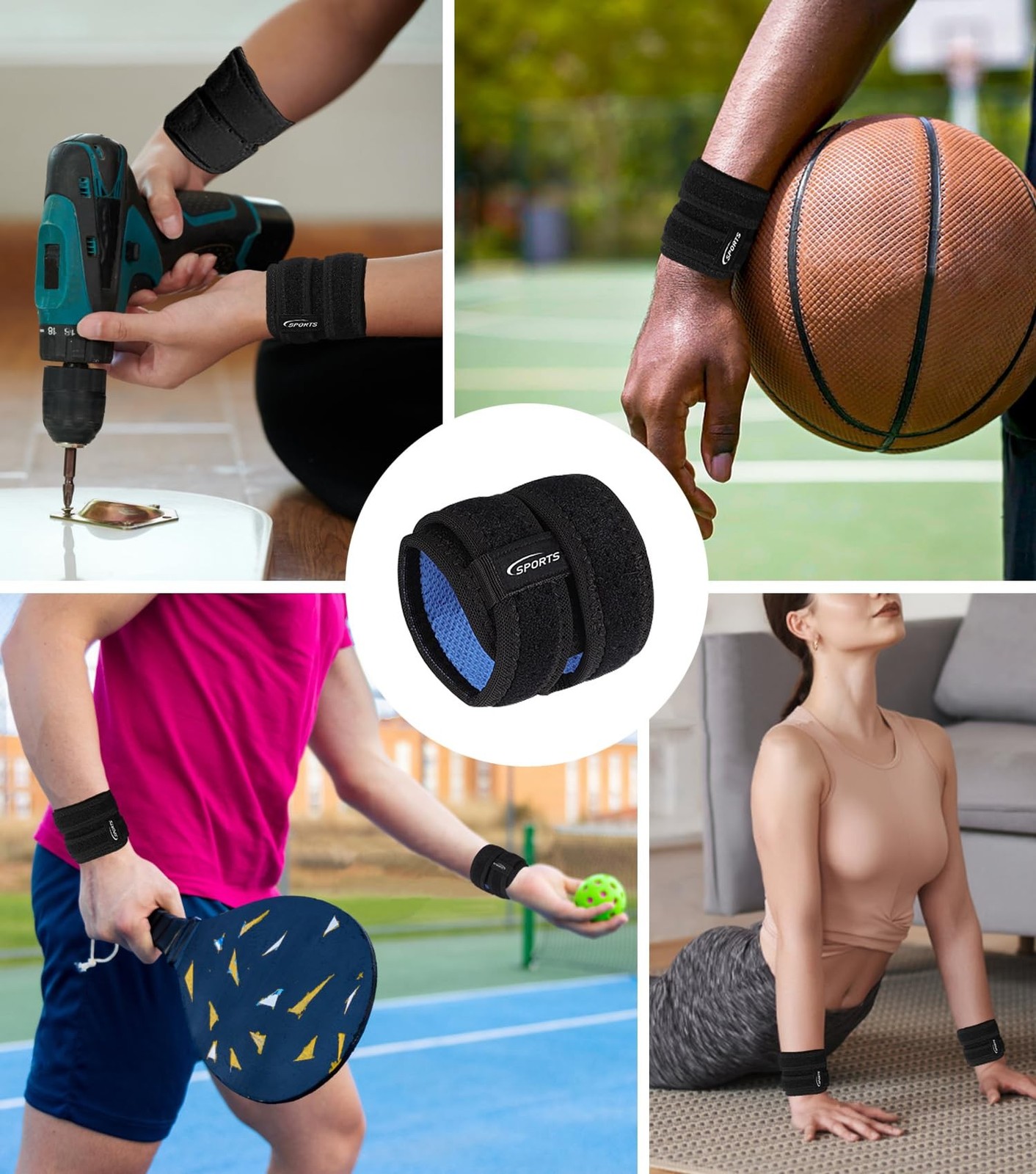 2pcs TFCC Wrist Brace, Adjustable Wrist Support for Tendonitis, Pain Relief, …