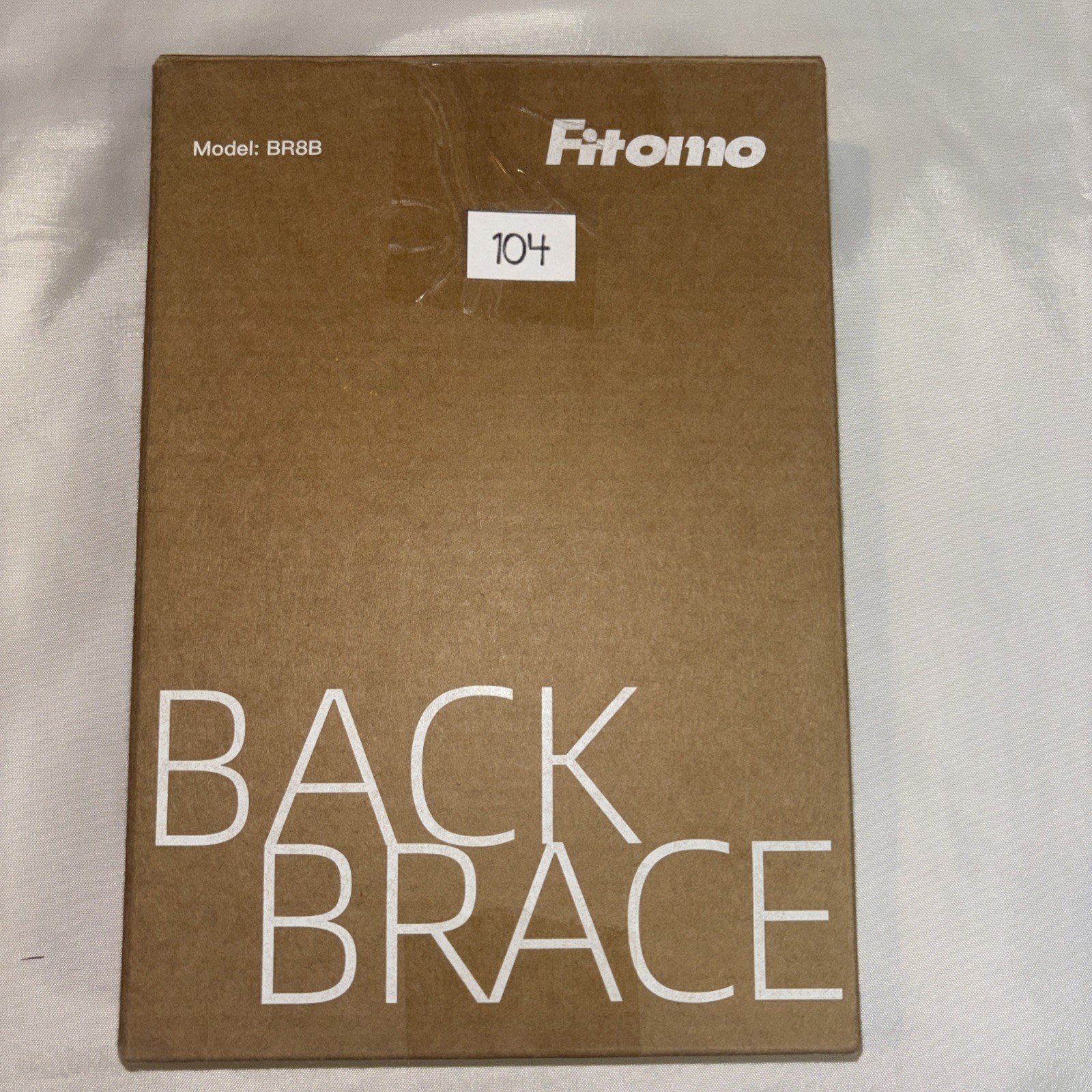 Fitomo Back Brace Hook And Loop Adjustable Open Box New