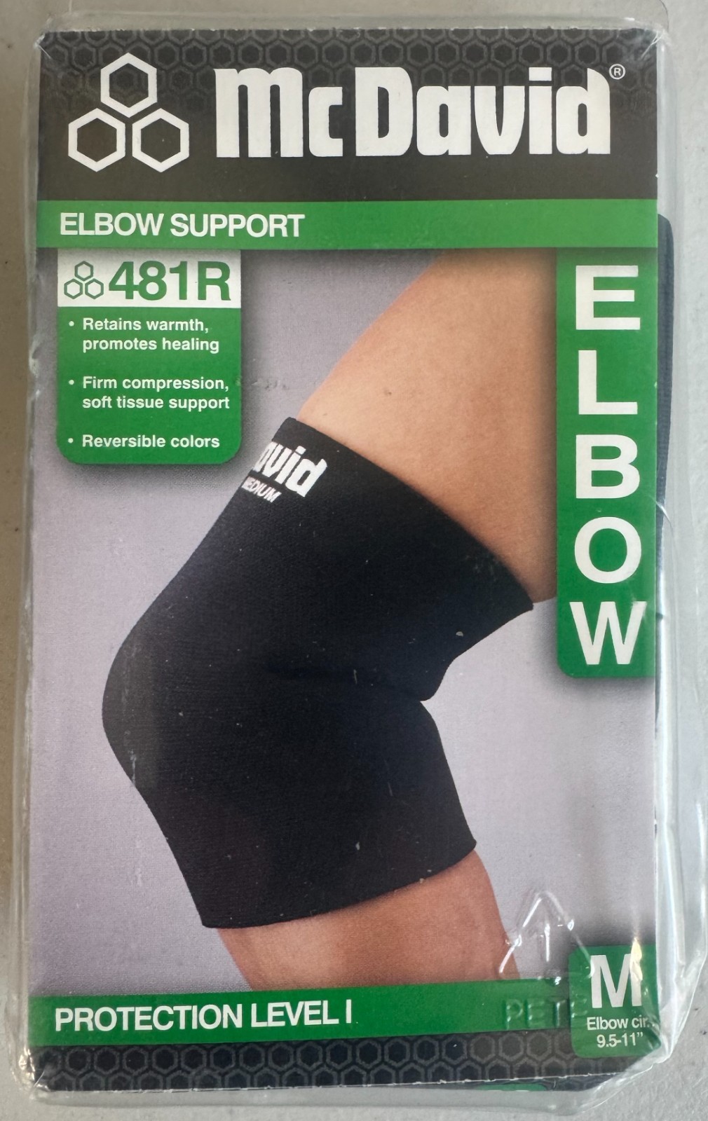 McDavid 481R Elbow Support – Protection Level 1 – Size M