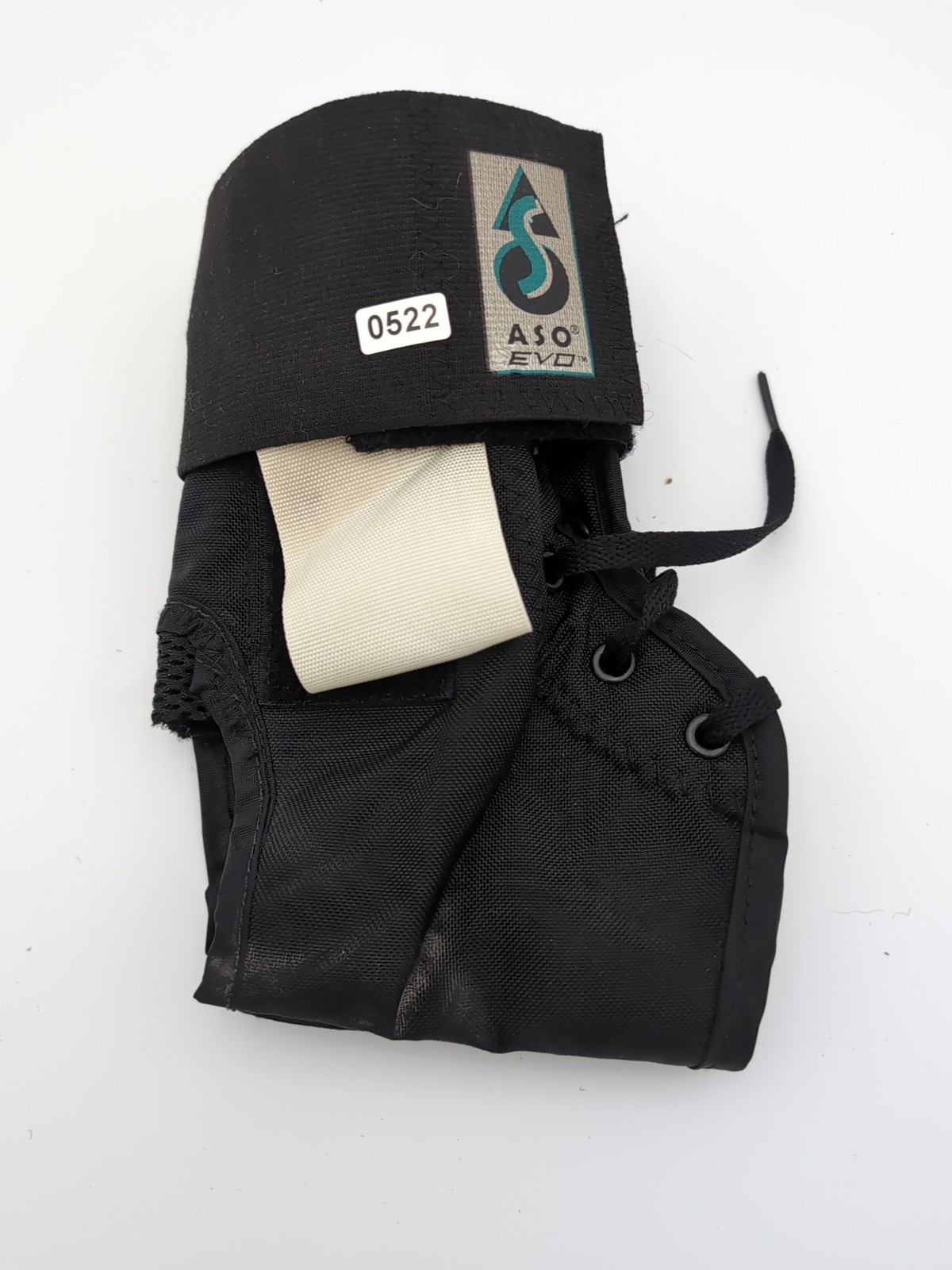 ASO Ankle Stabilizer Orthosis EVO Speed Lacer, Black, Large