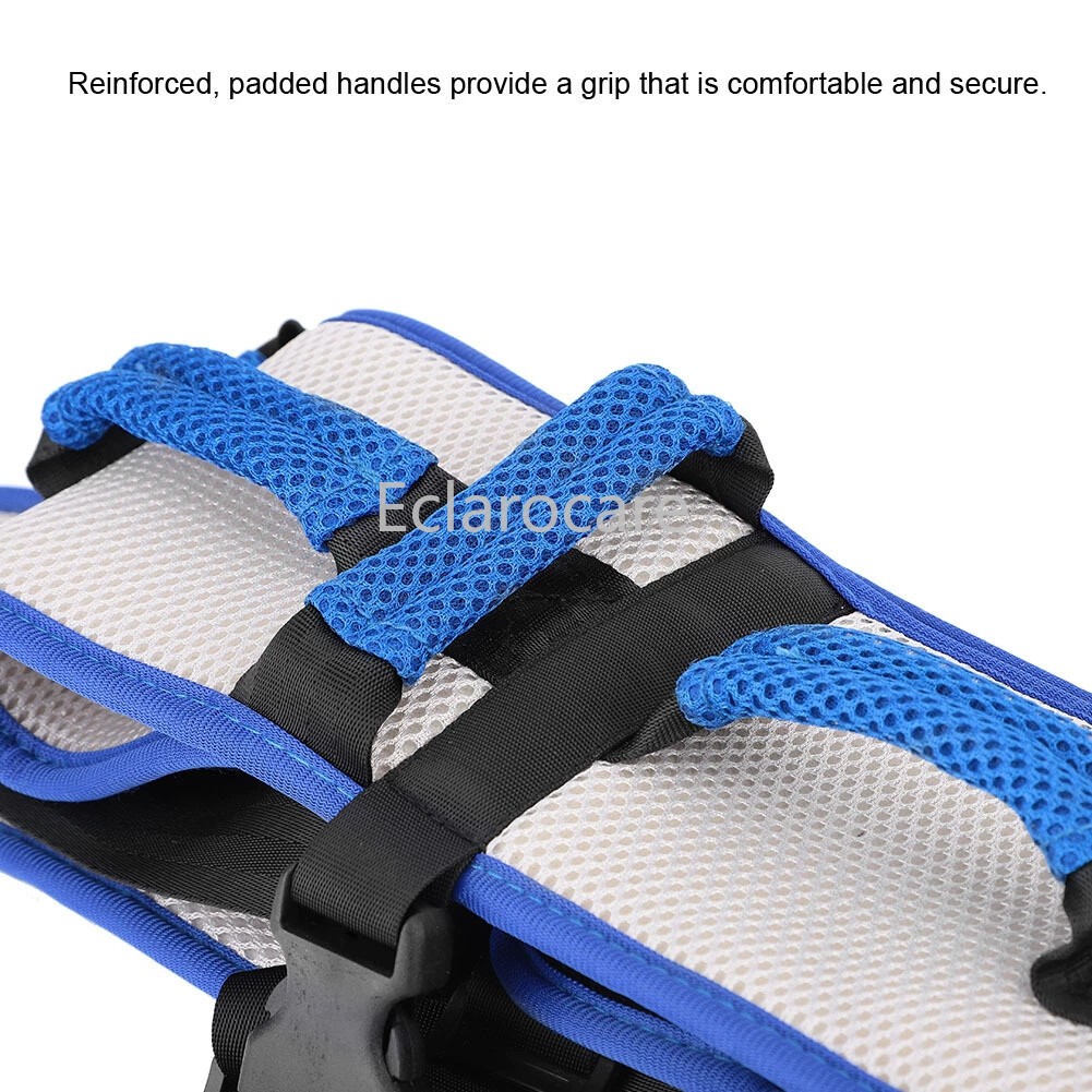Transfer Belt with 10 Handles Nursing Safety Patient Assist Elderly Handicap Leg