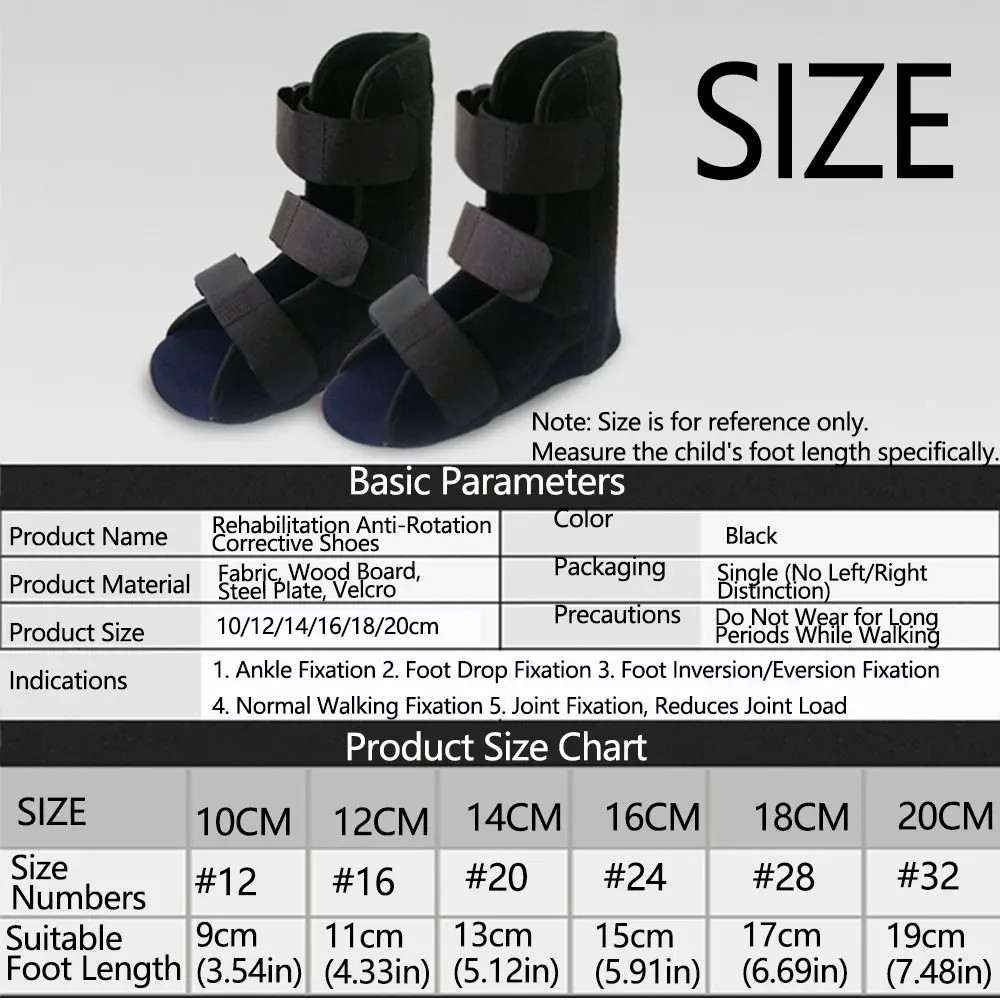Adjustable Design Ankle Support Brace Straps Anti-rotation Foot Correction Fixed