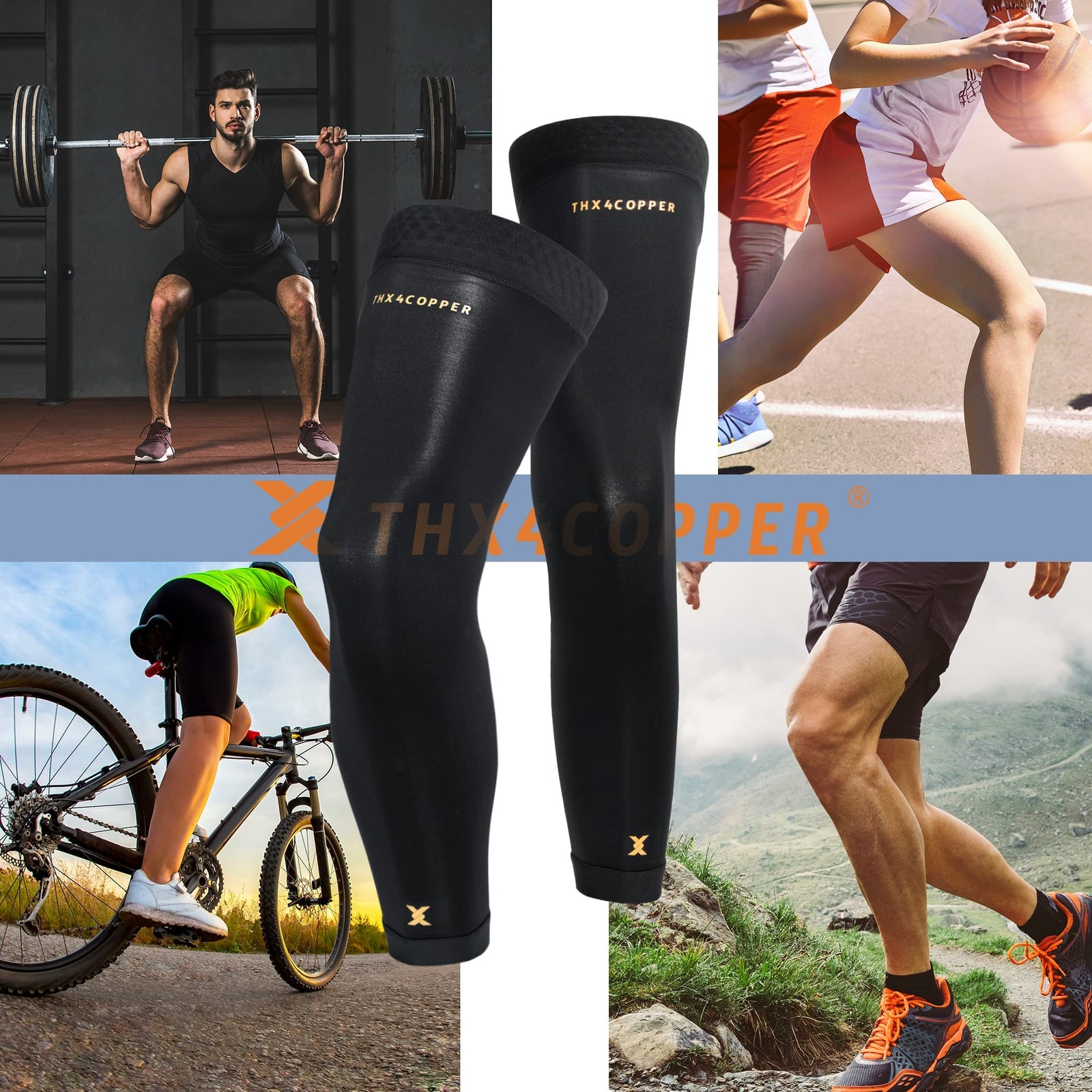 Compression Full Leg SleevesPair