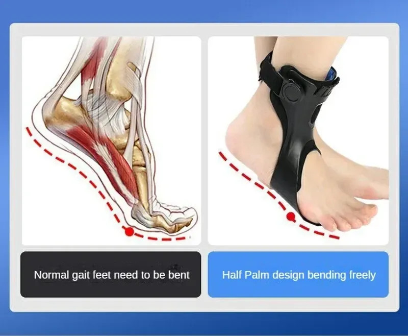 Drop Foot Brace Orthosis AFO AFOs Ankle Support With Comfortable Adjustable