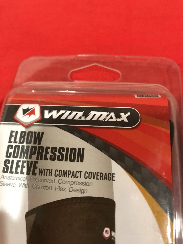2 NIP Winmax Elbow Support Compression Sleeve With Compact Coverage L