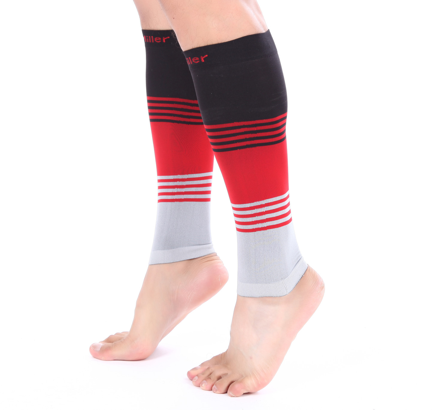Doc Miller Compression Calf Sleeve Running Leg Support Sport Shin Splint Socks