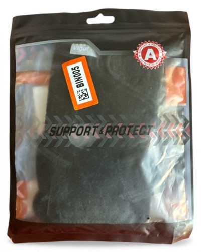 Vigorwise Gray X-Shaped Adjustable Ankle Brace Support for Running Sports