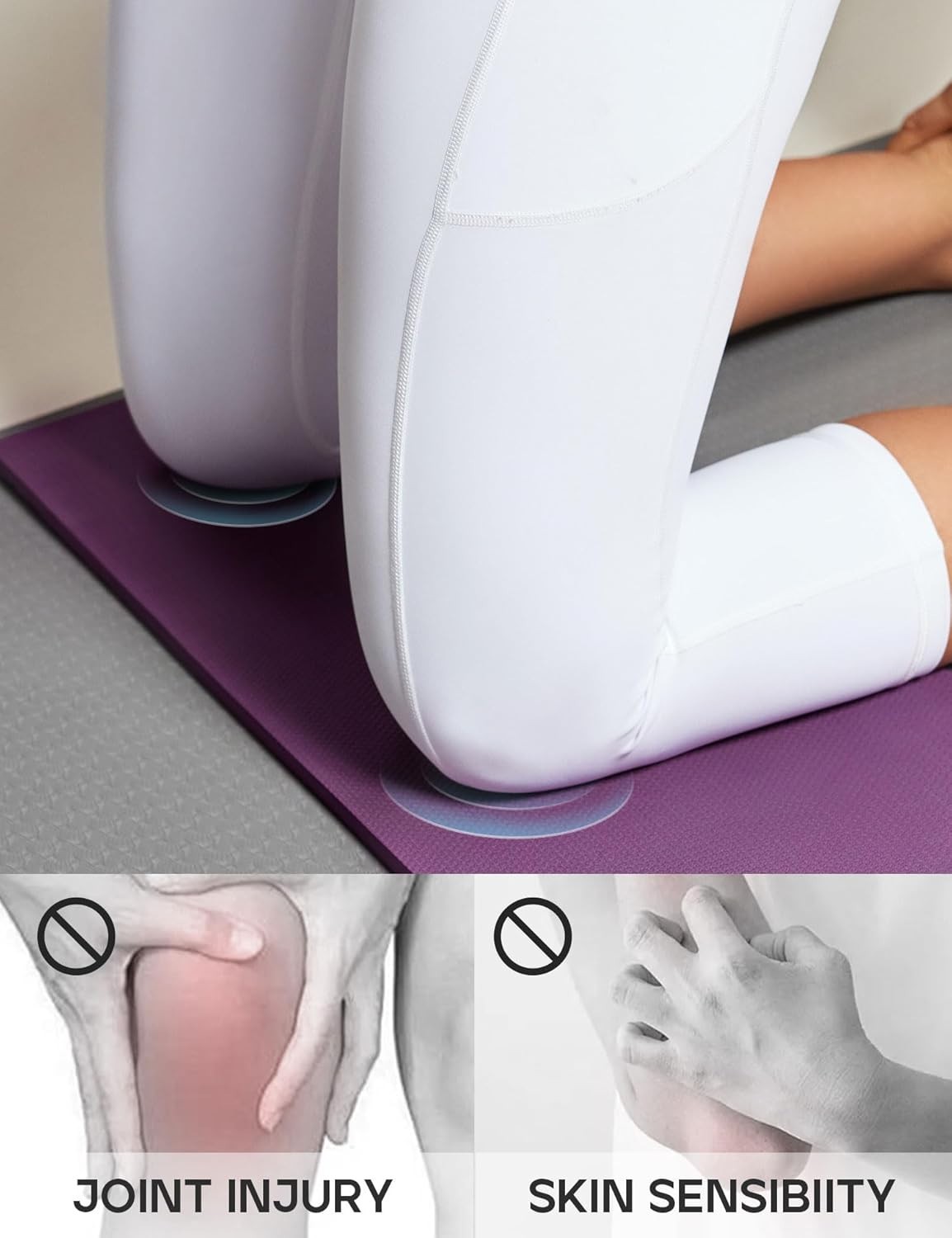 Lightweight Non-Slip Yoga Knee Cushion for Joint Comfort – Perfect for Exercises