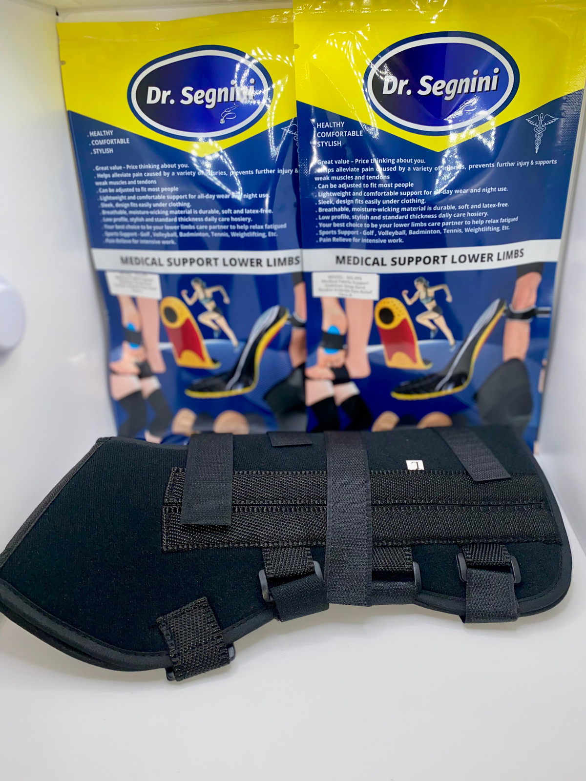 Ankle Brace Compression Support Stabilizer Wrap Lace Up Pain Relief Foot✅Jvg-099