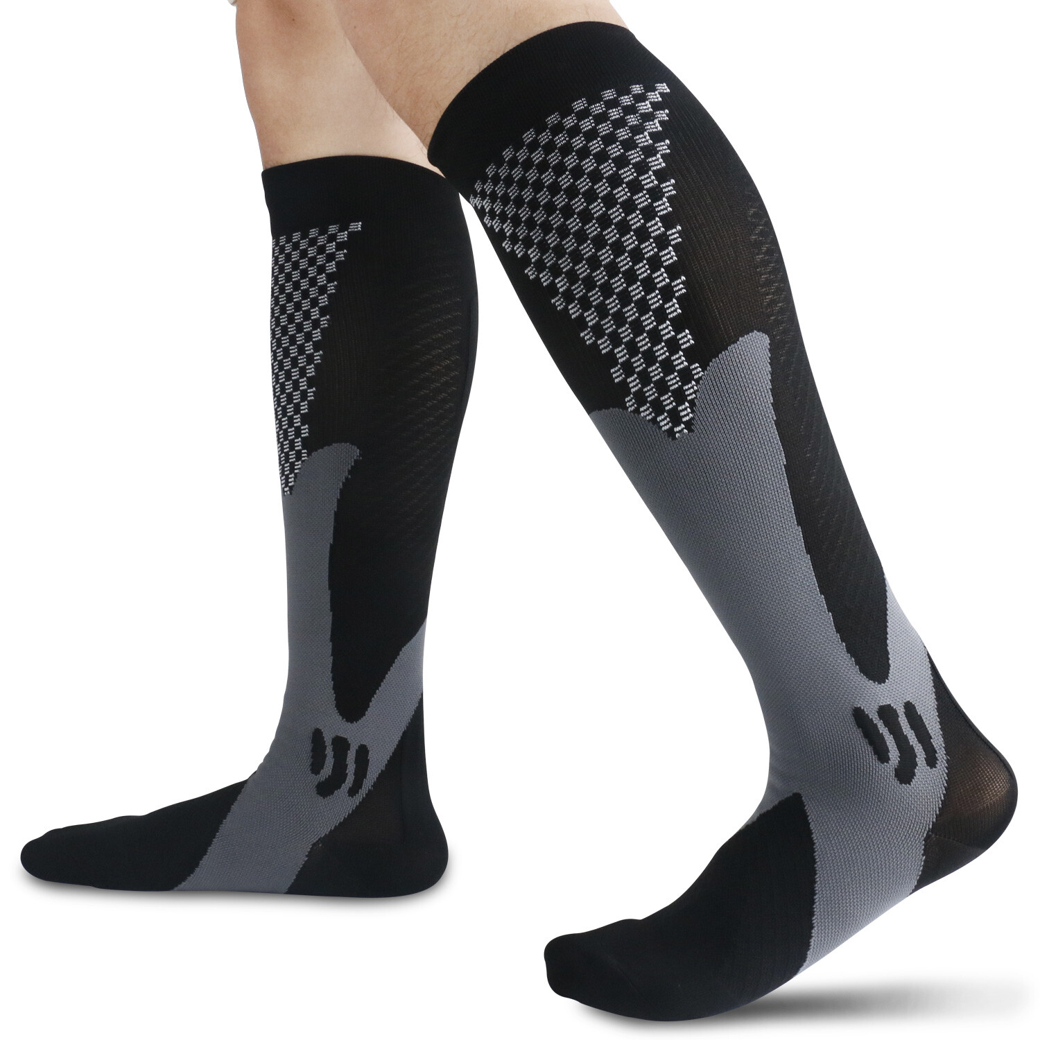 3 Pair Men Women Compression Socks Varicose Veins Leg Relief Pain Anti Fatigue