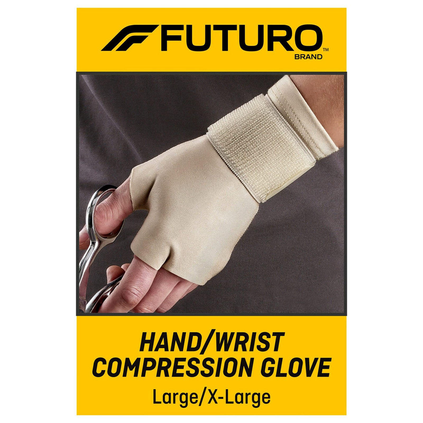 FUTURO Hand and Wrist Compression Glove, Provides Support and Compression to