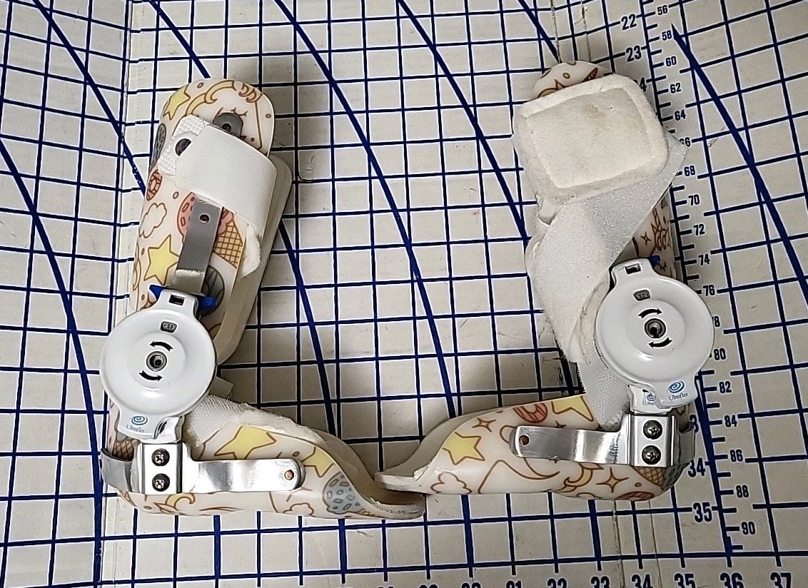 Kids Toddler AFO Brace PAIR Hinge Foot Orthosis Ultraflex Ankle Foot