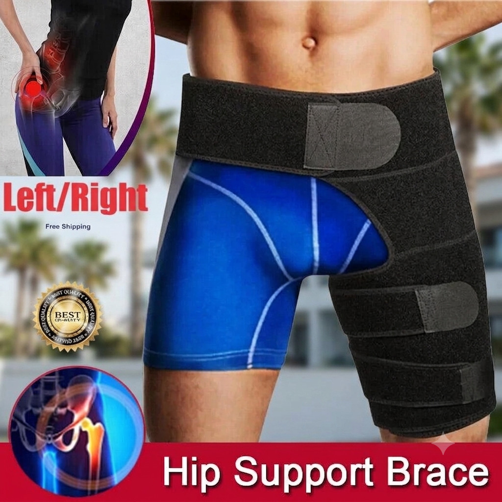 Hip Brace Compression Groin Support Wrap for Sciatica Pain Relief Thigh Recovery