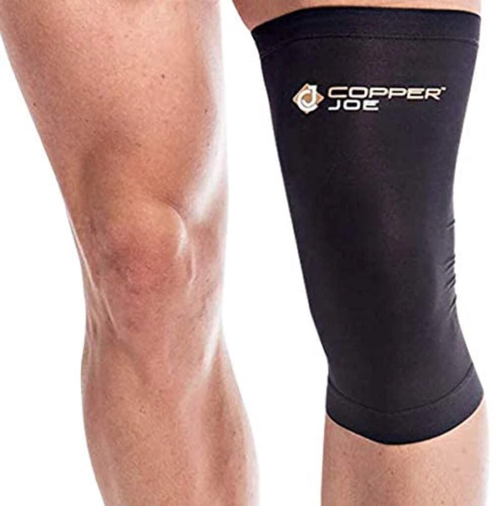 His & Hers Knee Bundle Pink & Black Copper Infused Compression Sleeve 2 Pack