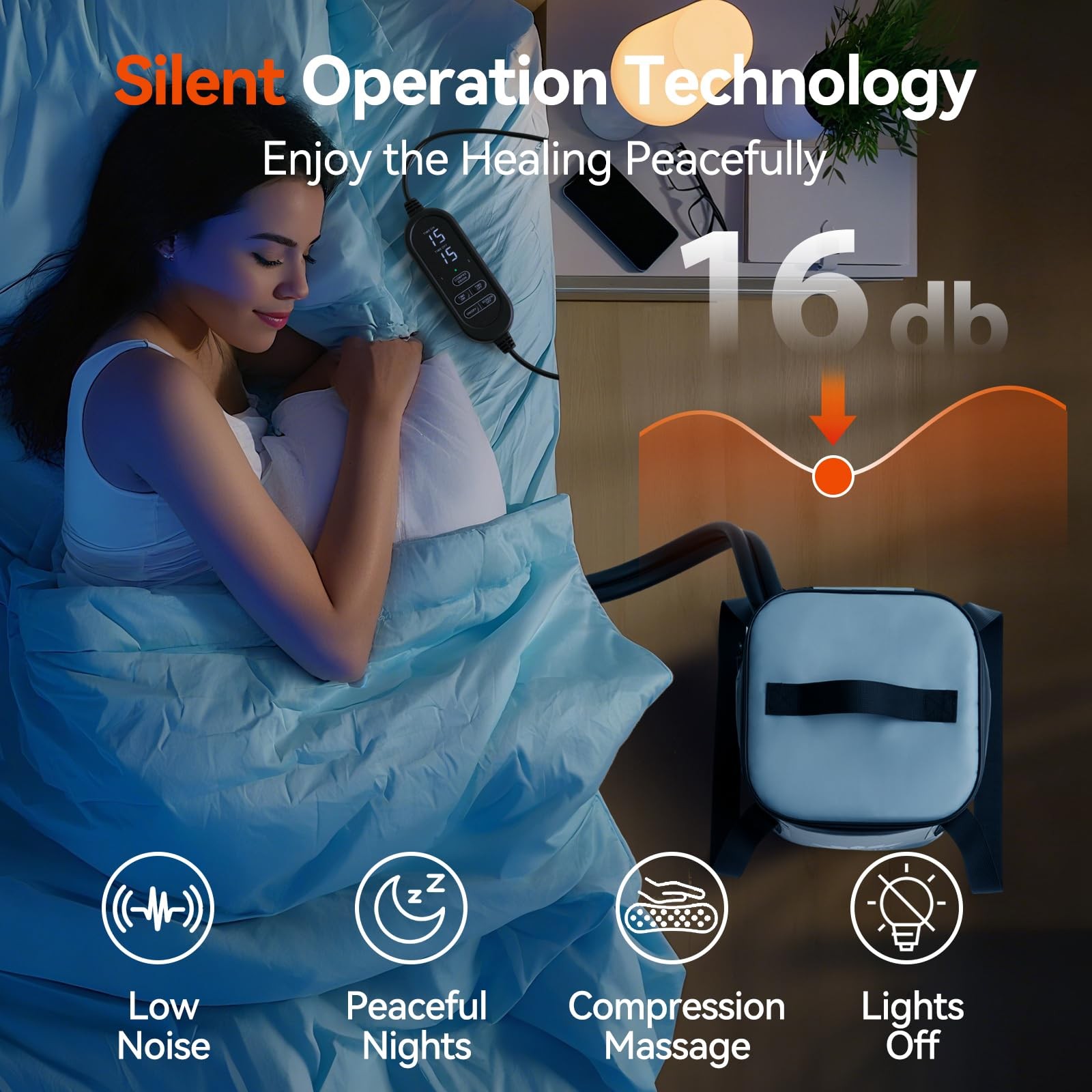 Reezedify Ice Machine For Knee Shoulder Hip After Surgery W/Compression Cold