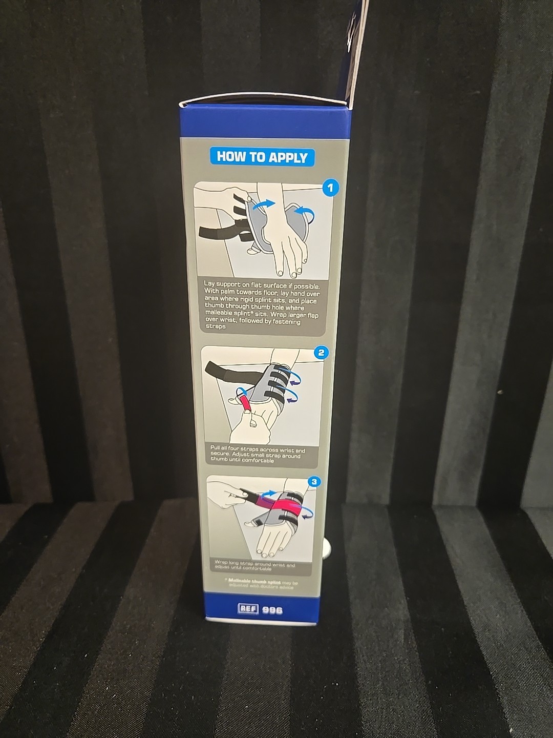 Stabilized Wrist & Thumb Brace Universal Size Right Hand
