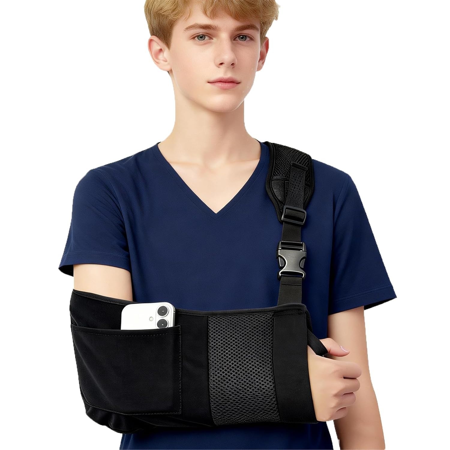 Ergonomic Arm Sling Brace for Effective Immobilization – Medium Size for Adults