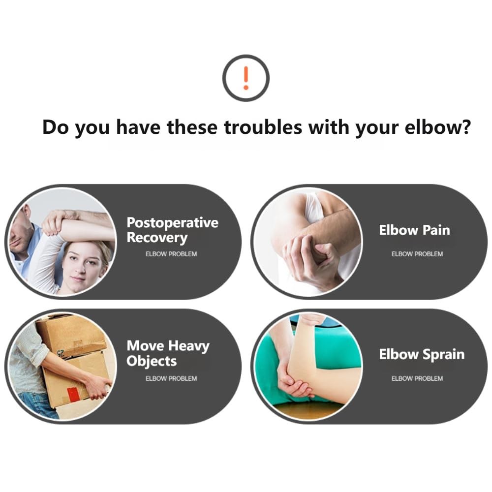 VTG SUPPORT 1 Pack Elbow Sleeve, Breathable Anti-Slip L【26-29 CM（9-11¼ ″）】