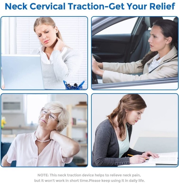 Neck Traction Device, Neck Stretcher, Neck Pain Relief, Neck Relaxer