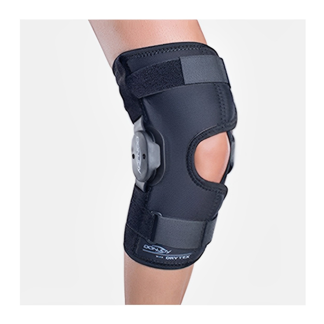 DonJoy Deluxe Hinged Knee Wrap Around Brace with Breathable Lycra Fabric (XS)