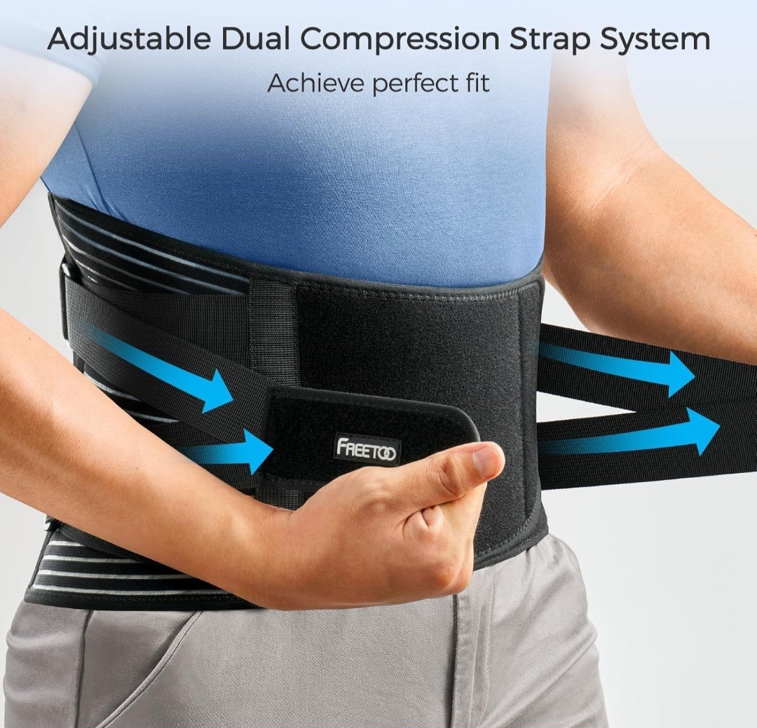 Back Support Lower Lumbar Support Brace Pain Relief Corset Belt Medium