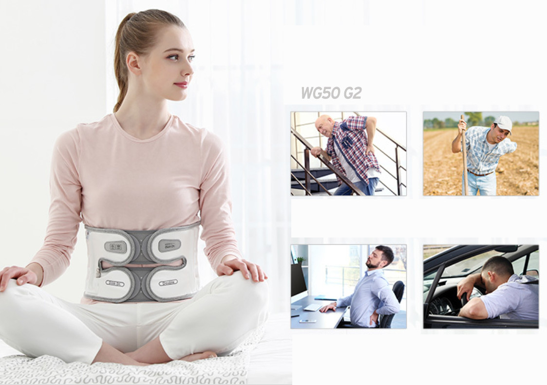 Disk Dr WG50 G2 Double Waist Disc Ambulatory Traction Belt Air Column Raise *2XL