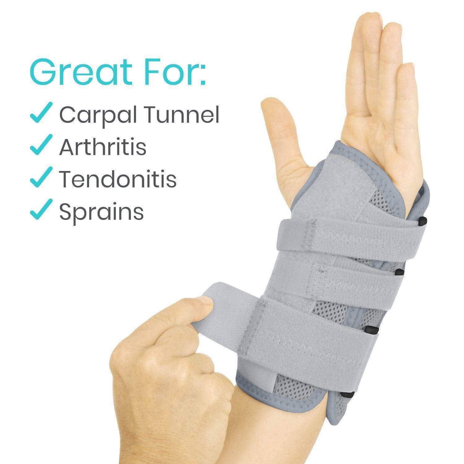 Vive Carpal Tunnel Wrist Brace (Left or Right) – Arm Compression Hand Support