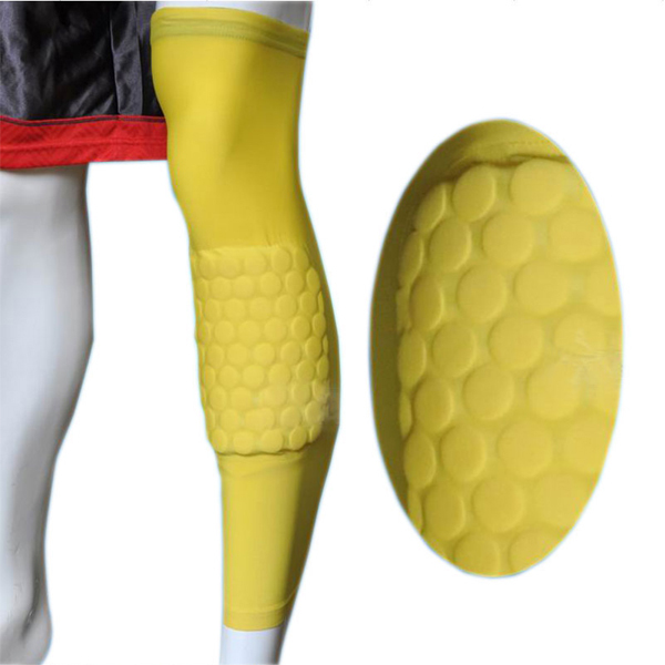 2X Kids Adult Sport Skate Basketball Honeycomb Pad Crashproof Knee Leg Sleeve