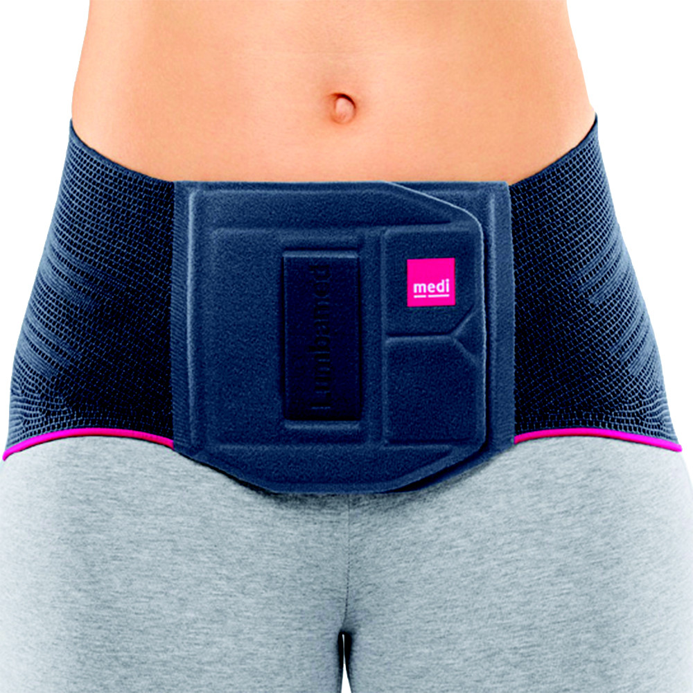 Medium Lumbar Band Massage Ball Corset Lumbamed Plus Women Black