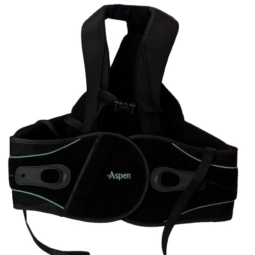 ASPEN Vista TLSO Lower Back Spine Support Brace Adjustable Waist + Back Brace