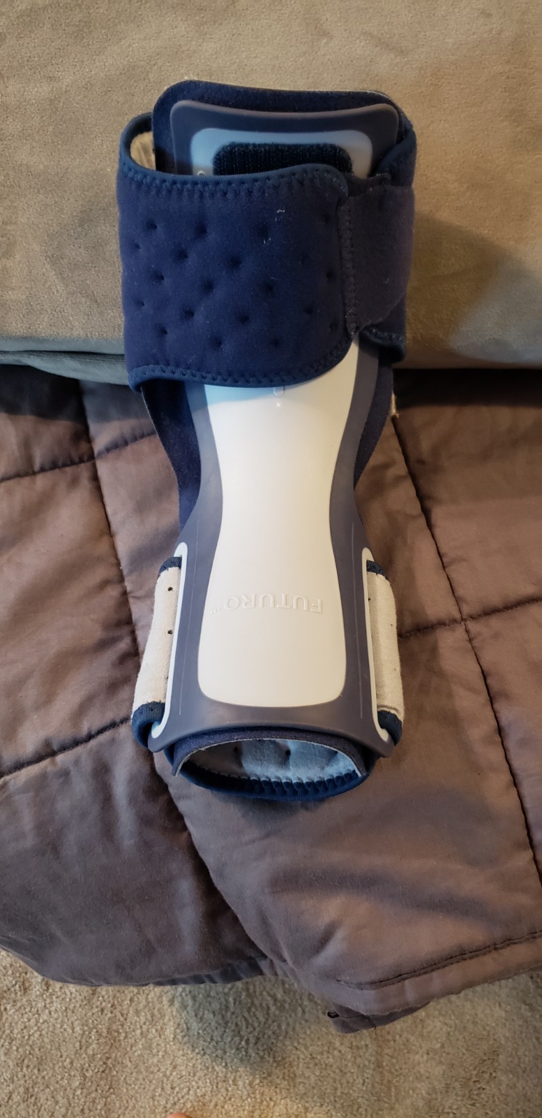 FUTURO foot Splint Brace Adjustable One Size Blue Gray White