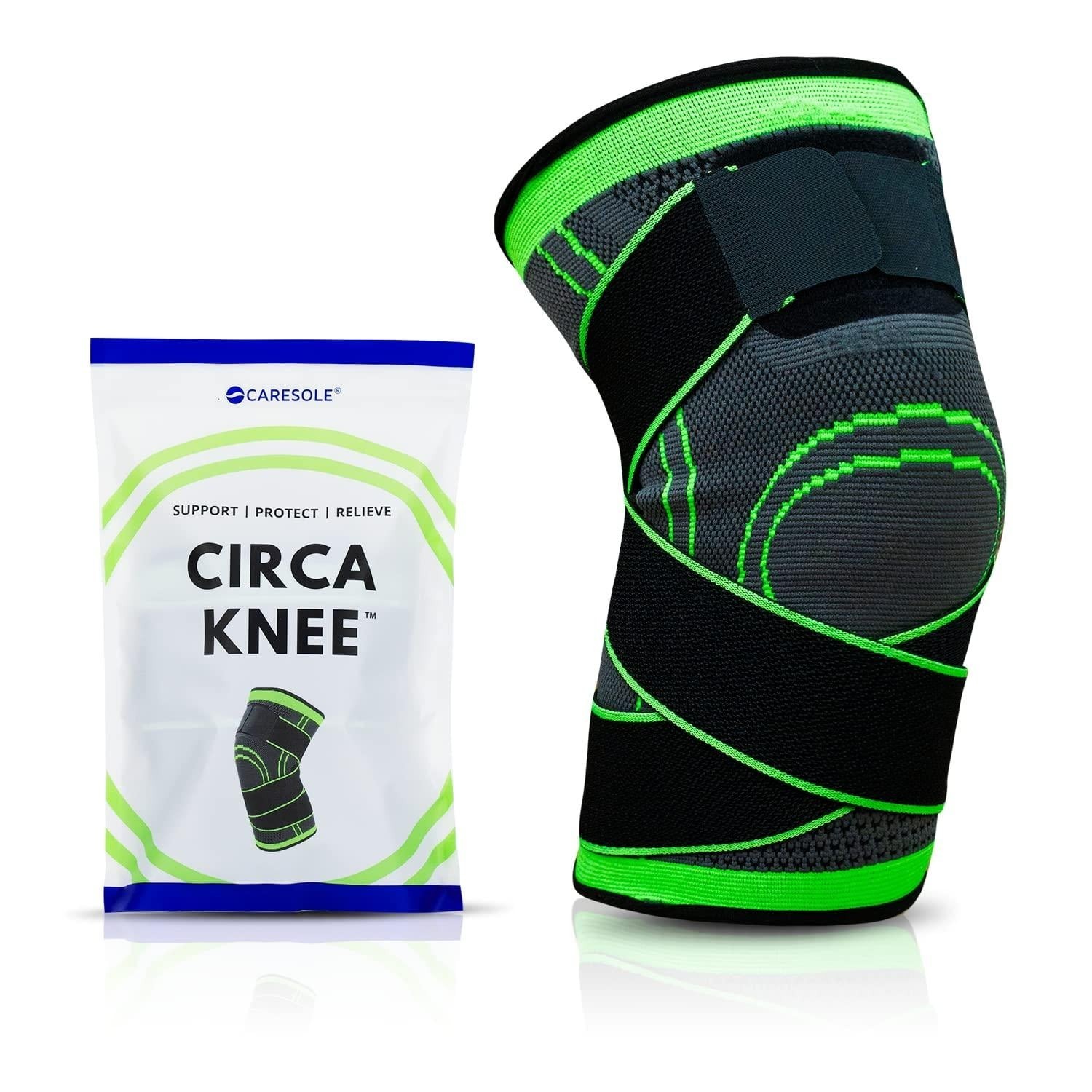 Caresole Unisex Adult’s Circa Knee Compression Sleeve-Size XL Brace Support
