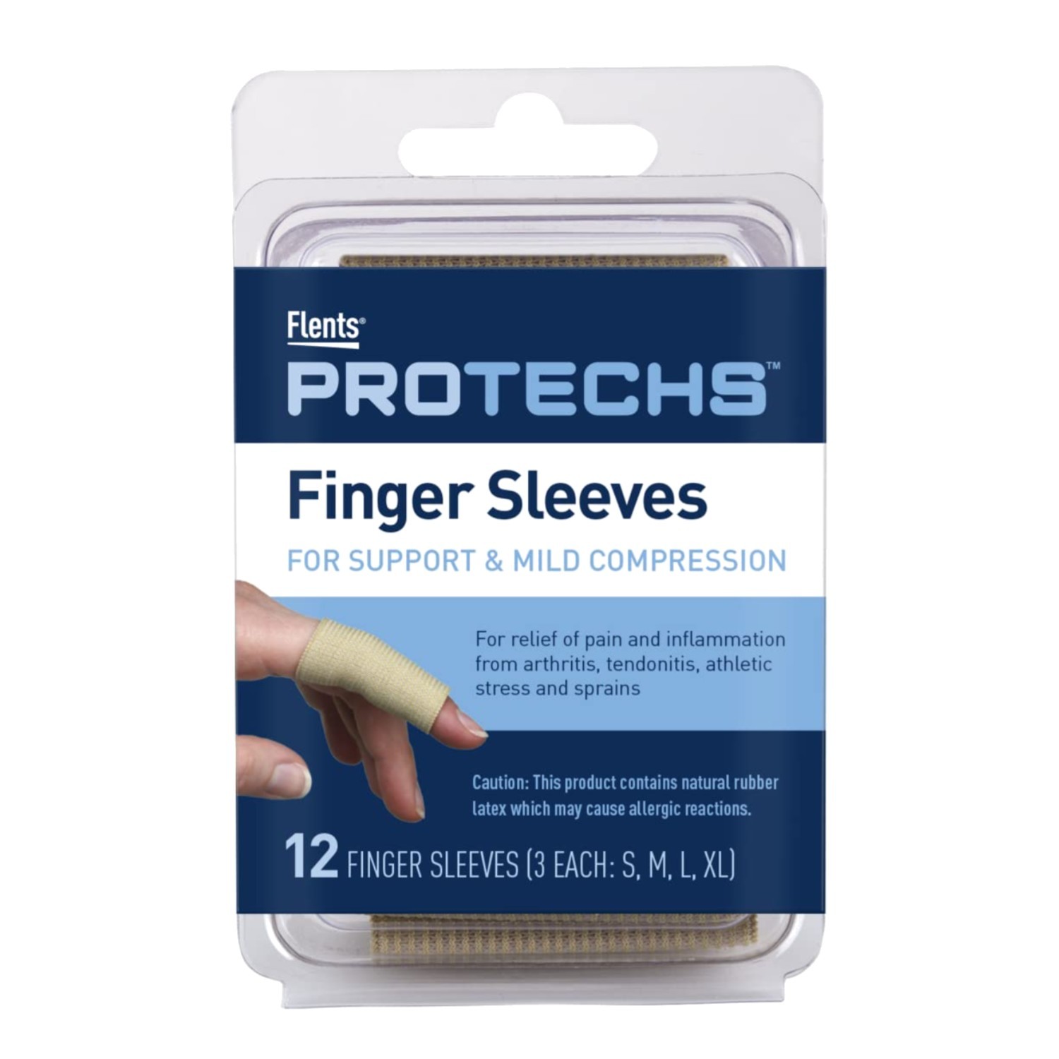 Finger Sleeves for Arthritis Relief, Assorted Sizes