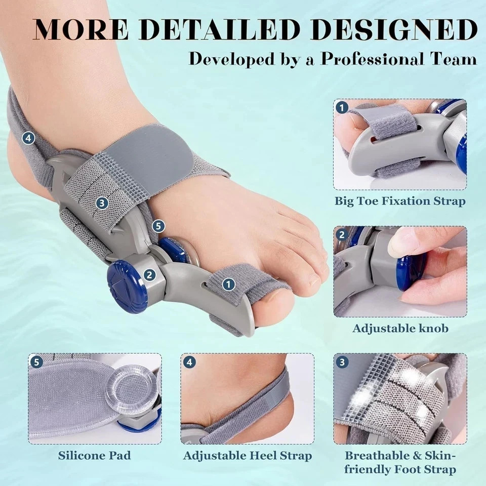New Upgrade Treatmedy Bunion Corrector for Women & Men, Adjustable Bunion Fix Sp