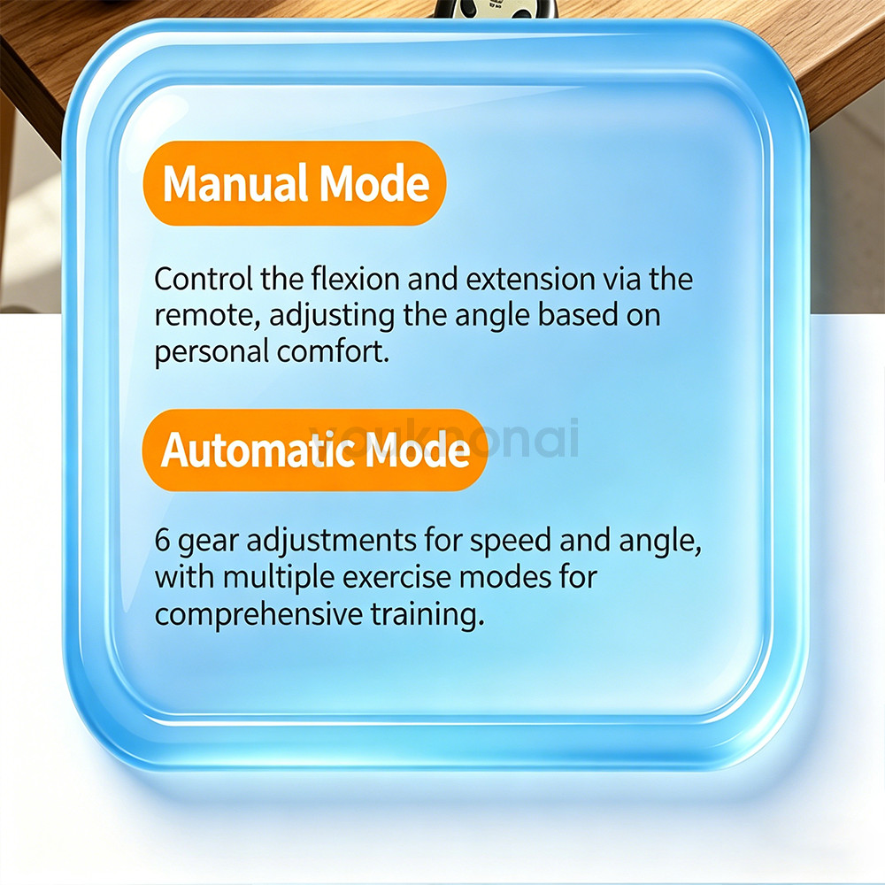 Adjustable Elbow Exerciser, 6-Speed CPM Machine for Post-Surgery Injury Recovery