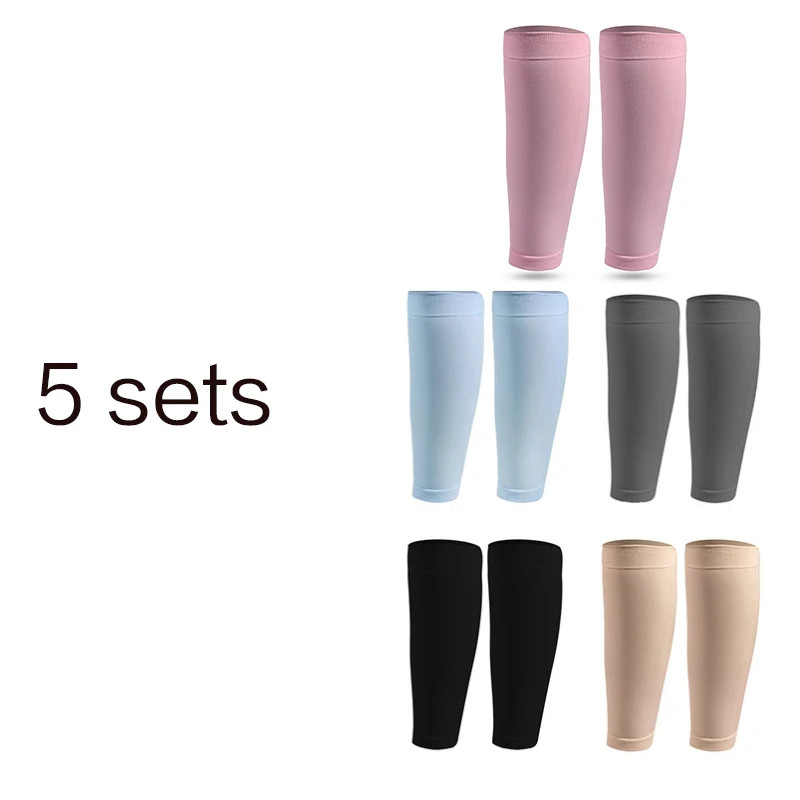 1pair/5 pair Men’s and women’s Calf support Compression Sleeve, Running L