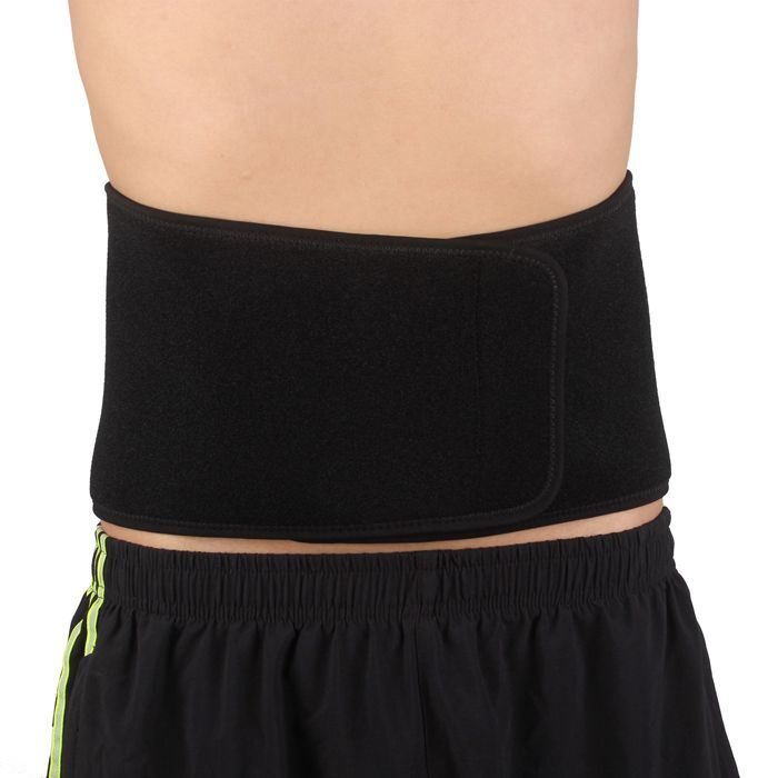 KA Fashion Black Waist Adjustable Elastic 8-spring Sport Waist Guard Protector
