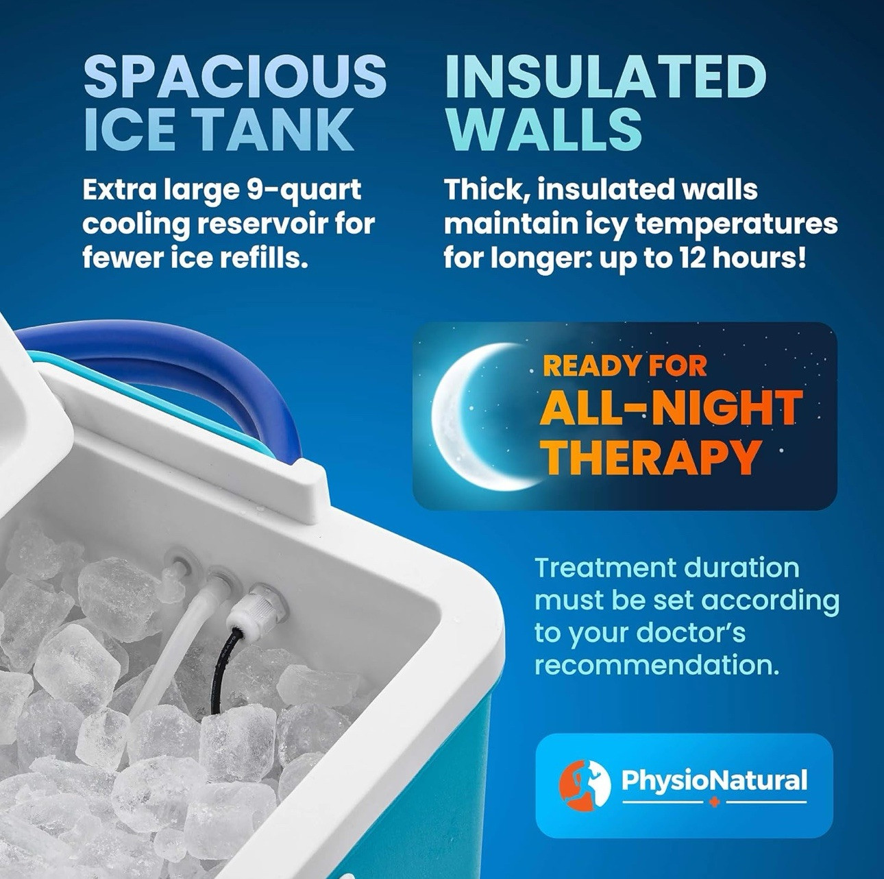 Cold Therapy Machine — Cryotherapy Freeze Kit System — for Post-Surgery Care,…