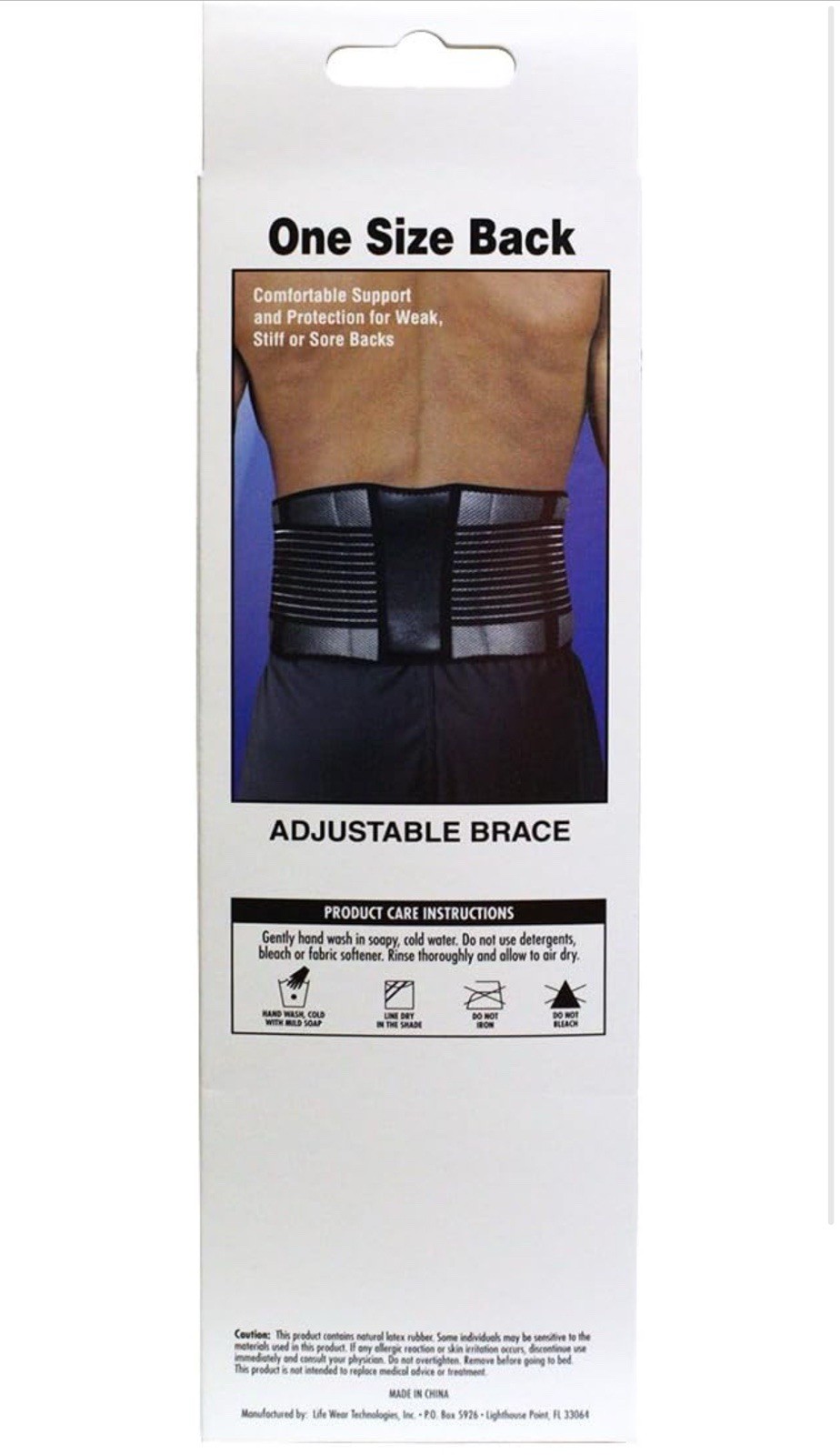 Flex Aid Back Brace Deluxe Support – One Size